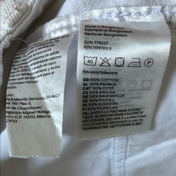 White Wide-Leg Jeans(10) - Picture 8 of 8